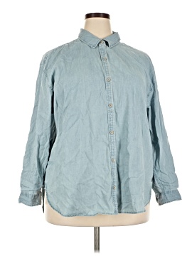 Gloria Vanderbilt Long Sleeve Button Down Shirt