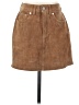 Blank NYC 100% Leather Solid Brown Leather Skirt Size 24 waist - photo 1
