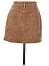 Blank NYC 100% Leather Solid Brown Leather Skirt Size 24 waist - photo 2