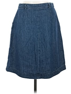 Lands' End Denim Skirt (view 2)