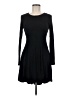 BCBGeneration Solid Black Casual Dress Size M - photo 1