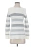 Market and Spruce Stripes White Pullover Sweater Size S - photo 1