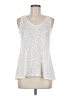 Sears Silver Sleeveless Blouse Size M - photo 1