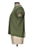 ALLSAINTS Solid Green Short Sleeve Top Size 10 - photo 5