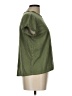 ALLSAINTS Solid Green Short Sleeve Top Size 10 - photo 4