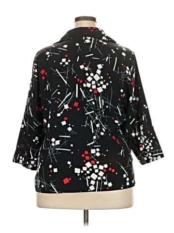 White Stag 3/4 Sleeve Button-Down Shirt (view 2)