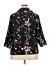 White Stag Print Black 3/4 Sleeve Button-Down Shirt Size 3X - photo 2