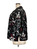 White Stag Print Black 3/4 Sleeve Button-Down Shirt Size 3X - photo 5