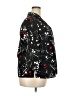 White Stag Print Black 3/4 Sleeve Button-Down Shirt Size 3X - photo 4