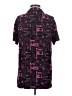 Assorted Brands 100% Rayon Print Purple Short Sleeve Button-Down Shirt Size S - photo 2