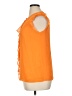 DKNY 100% Polyester Orange Sleeveless Blouse Size XL - photo 5