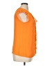 DKNY 100% Polyester Orange Sleeveless Blouse Size XL - photo 4