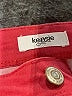 Kensie Color Block Red Pink Jeans Size 6 - photo 4