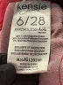 Kensie Color Block Red Pink Jeans Size 6 - photo 5