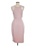Alya Solid Pink Cocktail Dress Size M - photo 2