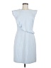 Ann Taylor Solid Blue Casual Dress Size 6 (petite) - photo 1