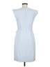 Ann Taylor Solid Blue Casual Dress Size 6 (petite) - photo 2