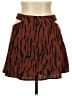Le Lis 100% Polyester Animal Print Brown Casual Skirt Size L - photo 1