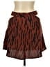 Le Lis 100% Polyester Animal Print Brown Casual Skirt Size L - photo 2