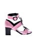 Fabrizio Viti Color Block Pink Sandals Size EU 37 - photo 1