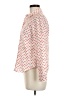 Boden 100% Cotton Print Orange Long Sleeve Blouse Size 6 (petite) - photo 5