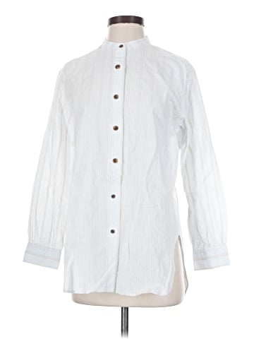 J. Peterman 3/4 Sleeve Button-Down Shirt (view 1)