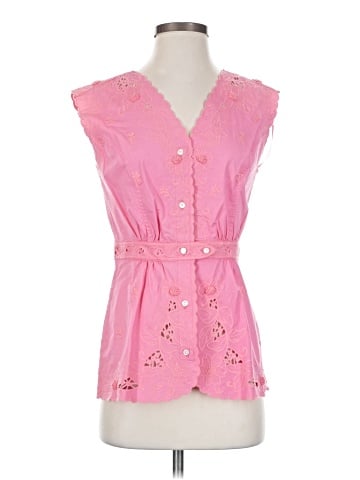 J. Peterman Sleeveless Button-Down Shirt (view 1)