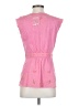 J. Peterman Pink Sleeveless Button-Down Shirt Size 0 - photo 2