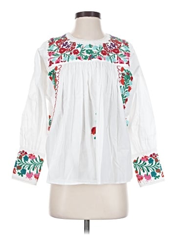 J. Peterman Long Sleeve Blouse (view 1)