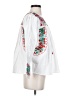 J. Peterman 100% Cotton White Long Sleeve Blouse Size XS - photo 4