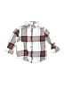 Jumping Beans Plaid White Long Sleeve Button-Down Shirt 9-12 MO / 12 MO - photo 1