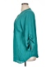 Sharagano 100% Polyester Teal 3/4 Sleeve Blouse Size 1X - photo 5