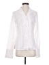 J. Peterman 100% Cotton White Long Sleeve Blouse Size 2 - photo 1