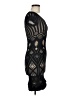 Bebe Argyle Black Cocktail Dress Size M (petite) - photo 4