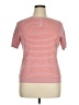 Halogen Red Short Sleeve Top Size XL - photo 1