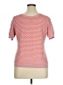Halogen Red Short Sleeve Top Size XL - photo 2