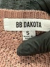 BB Dakota 100% Acrylic Chevron-herringbone Solid Pink Pullover Sweater Size S - photo 7