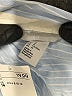 H&M Stripes Blue Long Sleeve Button-Down Shirt Size 14 - photo 7