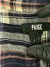 Paige 100% Viscose Plaid Black Long Sleeve Button-Down Shirt Size L - photo 7