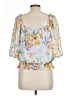 Eclair White 3/4 Sleeve Blouse Size L - photo 2