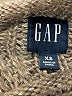 Gap Metallic Solid Chevron-herringbone Brown Gray Turtleneck Sweater Size XS - photo 7