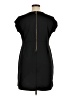 Lands' End Solid Black Casual Dress Size 16 - photo 2