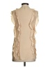 BCBGMAXAZRIA Ivory Sleeveless Blouse Size XXS - photo 2