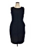 Lands' End Solid Blue Black Cocktail Dress Size 16 - photo 1