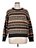 Volcom Print Brown Pullover Sweater Size XL - photo 1