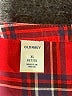 Old Navy 100% Cotton Plaid Red 3/4 Sleeve Button-Down Shirt Size XL Petite - photo 7