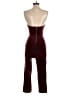Express Solid Burgundy Jumpsuit Size 00 Petite - photo 2