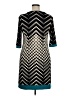 Studio One Chevron-herringbone Black Cocktail Dress Size 14 (petite) - photo 2