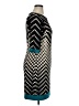 Studio One Chevron-herringbone Black Cocktail Dress Size 14 (petite) - photo 4