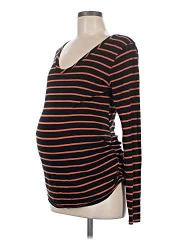 Isabel Maternity Long Sleeve Henley (view 1)